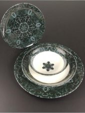 Cooker CKR4021 Dijital Baskılı 24 Parça Porselen Yemek Takımı thumbnail 3