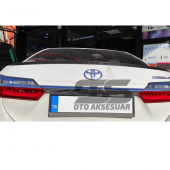 Sts Oto Aksesuar Toyota Corolla 2013-2018 Sedan Bagaj Üstü Spoiler Piano Black - 2