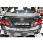 Sts Oto Aksesuar Toyota Corolla 2007 - 2011  Bagaj Üstü Slim Spoiler Parlak Siyah - 3