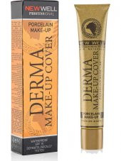New Well Derma Makeup Cover Yoğun Kapatıcı Fondöten - 02 Bronze - 1