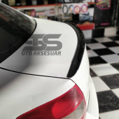 Sts Oto Aksesuar Renault Clio Symbol 2008 - 2012 Talia  Bagaj Üstü Spoiler Piano Black - 3