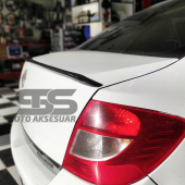 Sts Oto Aksesuar Renault Clio Symbol 2008 - 2012 Talia  Bagaj Üstü Spoiler Piano Black - 6