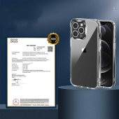 Vendas iPhone 14 Pro Uyumlu (14 Pro) First Serisi Sgs Darbe Lisanslı Şeffaf Kılıf + 5D Cam Ekran Koruyucu - 2