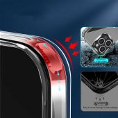 Vendas iPhone 14 Pro Uyumlu (14 Pro) First Serisi Sgs Darbe Lisanslı Şeffaf Kılıf + 5D Cam Ekran Koruyucu - 3