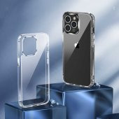 Vendas iPhone 14 Pro Uyumlu (14 Pro) First Serisi Sgs Darbe Lisanslı Şeffaf Kılıf + 5D Cam Ekran Koruyucu - 9