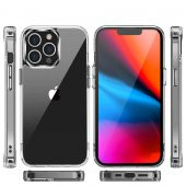 Vendas iPhone 14 Pro Uyumlu (14 Pro) First Serisi Sgs Darbe Lisanslı Şeffaf Kılıf + 5D Cam Ekran Koruyucu - 10
