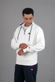 PAUL MARTİN 3 İPLİK DİK YAKA FERMUARLI CEPLİ SWEATSHİRT - 3