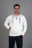 PAUL MARTİN 3 İPLİK DİK YAKA FERMUARLI CEPLİ SWEATSHİRT - 5