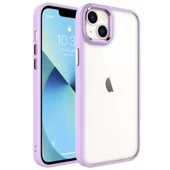 Vendas iPhone 14 Plus Uyumlu Kupa Serisi Metal Buton ve Kamera Çerçeveli Colour Corner Elektroplated Kılıf - 4