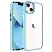 Vendas iPhone 14 Plus Uyumlu Kupa Serisi Metal Buton ve Kamera Çerçeveli Colour Corner Elektroplated Kılıf - 5