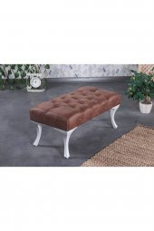 Stoker Puf & Benç 45*90-Pls Ayak Silenebilir Kumaş Kahve - 1