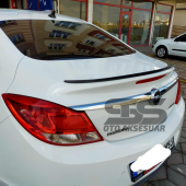 Sts Oto Aksesuar Opel Insignia Bagaj Üstü Spoiler Bagaj Çıtası Piano Black - 3