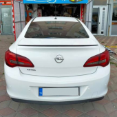 Sts Oto Aksesuar Opel Astra J Sedan Kasa Bagaj Üstü Slim Spoiler Piano Black Parlak - 10