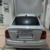 Sts Oto Aksesuar Opel Astra G Bagaj Üstü Spoiler Bagaj Çıtası Piano Black - 2