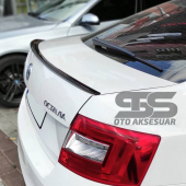Sts Oto Aksesuar Octavia Piano Black Bagaj Üstü Spoiler Bagaj Çıtası - 4