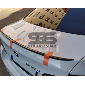 Sts Oto Aksesuar Hyundai Accent Blue Bagaj Üstü Slim Spoiler Parlak Siyah - 3