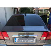 Sts Oto Aksesuar Honda Vtec 2001-2005 Bagaj Üstü Slim Spoiler Parlak Siyah - 4