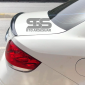 Sts Oto Aksesuar Fiat Linea Bagaj Üstü Spoiler Bagaj Çıtası Piano Black - 6