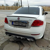 Sts Oto Aksesuar Fiat Linea Bagaj Üstü Spoiler Bagaj Çıtası Piano Black - 7