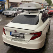 Sts Oto Aksesuar Fiat Egea Bagaj Üstü Slim Spoiler Parlak Siyah - 12