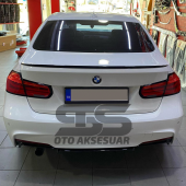 Sts Oto Aksesuar Bmw F30 318 320 325 330 Bagaj Üstü Spoiler Piano Black - 3