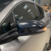 Sts Oto Aksesuar Toyota Auris 2013-2018 Batman Yarasa Ayna Kapağı Piano Black Abs Plastik - 2