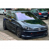 Sts Oto Aksesuar Peugeot 206 1998-2012 Uyumlu Batman Yarasa Ayna Kapağı Piano Black Abs Plastik - 6