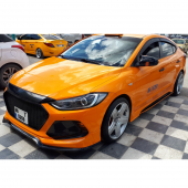 Sts Oto Aksesuar Hyundai Elantra Uyumlu Sinyalsiz 2016-2018 Batman Yarasa Ayna Kapağı Piano Black Abs Plastik - 1