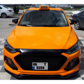 Sts Oto Aksesuar Hyundai Elantra Uyumlu Sinyalsiz 2016-2018 Batman Yarasa Ayna Kapağı Piano Black Abs Plastik - 4
