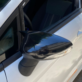 Sts Oto Aksesuar Ford Fiesta 2008-2017 Batman Yarasa Ayna Kapağı Piano Black Abs Plastik - 1