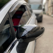 Sts Oto Aksesuar Ford Fiesta 2008-2017 Batman Yarasa Ayna Kapağı Piano Black Abs Plastik - 3
