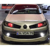 Sts Oto Aksesuar Megane 2 2002-2009 Uyumlu Batman Yarasa Ayna Kapağı Piano Black Abs Plastik - 5