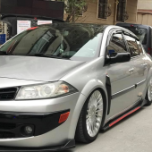 Sts Oto Aksesuar Megane 2 2002-2009 Uyumlu Batman Yarasa Ayna Kapağı Piano Black Abs Plastik - 6