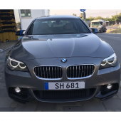 Sts Oto Aksesuar F10 Lcı 2013-2016 Makyajlı Kasa Batman Yarasa Ayna Kapağı Piano Black Abs Plastik - 1