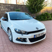 Sts Oto Aksesuar  Scirocco 2008-2016 Batman Yarasa Ayna Kapağı Piano Black Abs Plastik - 1