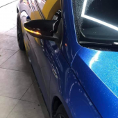 Sts Oto Aksesuar  Scirocco 2008-2016 Batman Yarasa Ayna Kapağı Piano Black Abs Plastik - 6