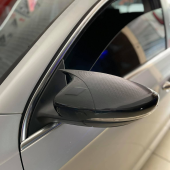 Sts Oto Aksesuar Passat Cc 2007-2017 Batman Yarasa Ayna Kapağı Piano Black Abs Plastik - 5