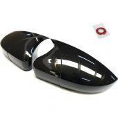 Sts Oto Aksesuar Passat Cc 2007-2017 Batman Yarasa Ayna Kapağı Piano Black Abs Plastik - 7