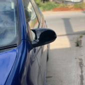 Sts Oto Aksesuar Jetta Mk5 2005-2010 Batman Yarasa Ayna Kapağı Piano Black Abs Plastik thumbnail 6