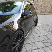 Sts Oto Aksesuar  Golf 5 2003-2009 Batman Yarasa Ayna Kapağı Piano Black Abs Plastik - 1