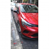 Sts Oto Aksesuar Renault Clio 5 2019 Sonrası Batman Yarasa Ayna Kapağı Piano Black Abs Plastik - 4