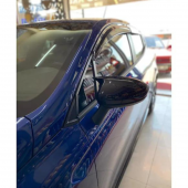 Sts Oto Aksesuar Renault Clio 5 2019 Sonrası Batman Yarasa Ayna Kapağı Piano Black Abs Plastik - 7