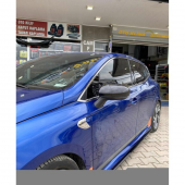 Sts Oto Aksesuar Renault Clio 5 2019 Sonrası Batman Yarasa Ayna Kapağı Piano Black Abs Plastik - 11