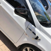 Sts Oto Aksesuar Hyundai Accent Blue  Batman Yarasa Ayna Kapağı Piano Black Abs Plastik - 1