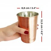 Shark Anatolia Verona Bakır Bardak 420ml Skoç - 3