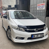 Sts Oto Aksesuar Honda Civic Fb7 2012-2016 Batman Yarasa Ayna Kapağı Piano Black Abs Plastik - 1