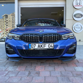 Sts Oto Aksesuar Bmw G20 3 Serisi Batman Yarasa Piano Black Abs Plastik Ayna Kapağı - 1