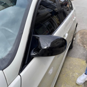 Sts Oto Aksesuar Bmw E90 Makyajlı Kasa Batman Yarasa Ayna Kapağı Piano Black Abs Plastik - 2