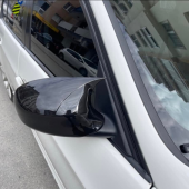Sts Oto Aksesuar Bmw E90 Makyajlı Kasa Batman Yarasa Ayna Kapağı Piano Black Abs Plastik - 3