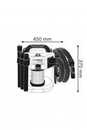 Bosch Gas 18 V-10L Akülü El Süpürgesi (Solo) - 2